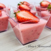 Strawberry Gelatine Dessert